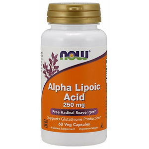 NOW Foods Alpha Lipoic Acid 250 mg 60 vcaps Sklep Witaminki