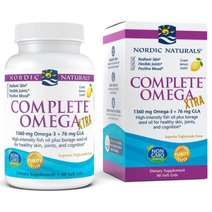 Kwasy Omega 3-6-9 Nordic Naturals Complete Omega Xtra Softgels 60 softgels Cytryna - Sklep Witaminki.pl