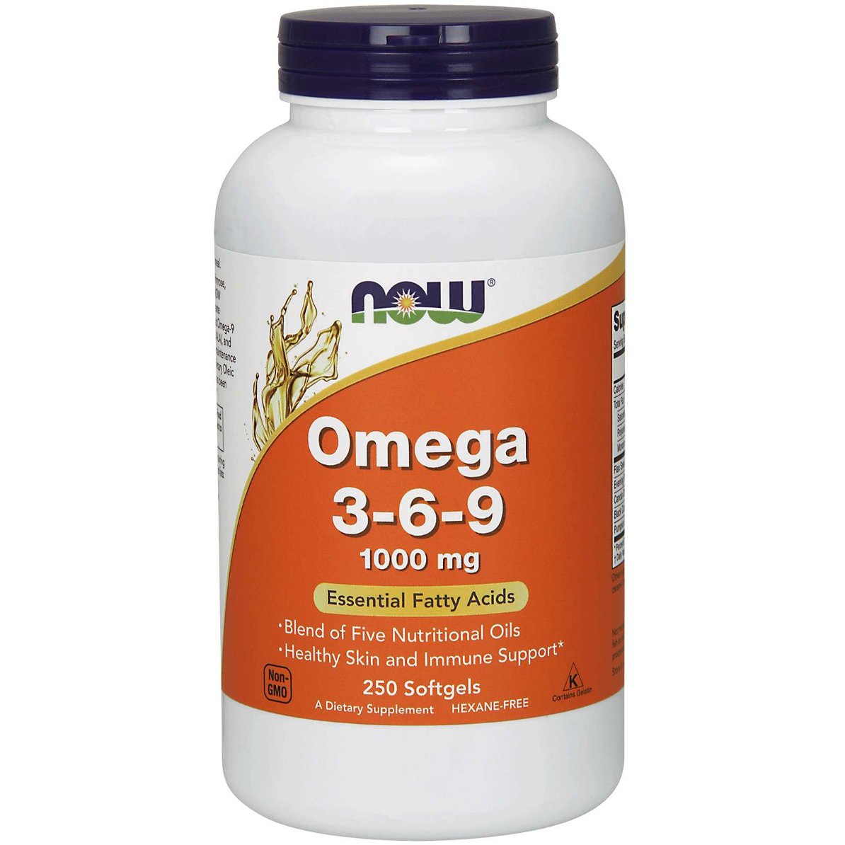 Kwasy Omega 3-6-9 NOW Foods Omega 3-6-9 1000 mg 250 softgels - Sklep Witaminki.pl