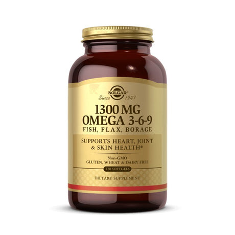 Kwasy Omega 3-6-9 Solgar Omega 3-6-9 1300 mg 120 softgels - Sklep Witaminki.pl