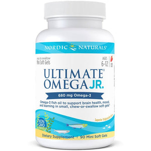 Kwasy Omega-3 dla Dzieci Nordic Naturals Ultimate Omega Junior 90 softgels - Sklep Witaminki.pl