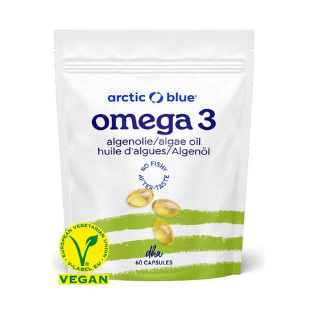 Kwasy Omega-3 dla Wegan Arctic Blue Algae Oil DHA 60 vcaps - Sklep Witaminki.pl