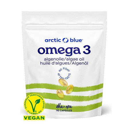 Kwasy Omega-3 dla Wegan Arctic Blue Algae Oil DHA + EPA 90 vcaps - Sklep Witaminki.pl