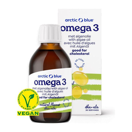 Kwasy Omega-3 dla Wegan Arctic Blue Algae Oil DHA + Flaxseed Oil ALA 150 ml - Sklep Witaminki.pl