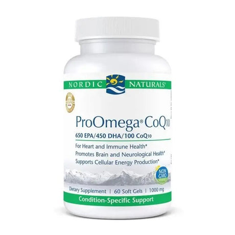 Kwasy Omega-3 Nordic Naturals ProOmega CoQ10 60 softgels - Sklep Witaminki.pl