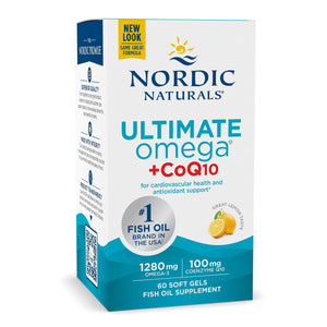 Kwasy Omega-3 Nordic Naturals Ultimate Omega + CoQ10 60 softgels - Sklep Witaminki.pl