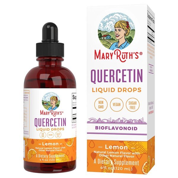 Kwercetyna MaryRuth Organics Quercetin Liquid Drops Lemon 120 ml - Sklep Witaminki.pl