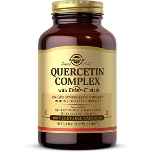 Kwercetyna Solgar Quercetin Complex with Ester-C Plus 100 vcaps - Sklep Witaminki.pl