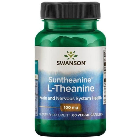 L-Teanina Swanson Suntheanine L-Theanine 100 mg 60 vcaps - Sklep Witaminki.pl