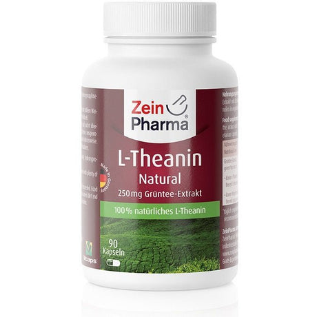 L-Teanina Zein Pharma L-Theanin Natural 250mg 90 caps - Sklep Witaminki.pl