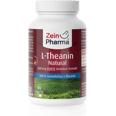 L-Teanina Zein Pharma L-Theanin Natural 500mg 90 caps - Sklep Witaminki.pl