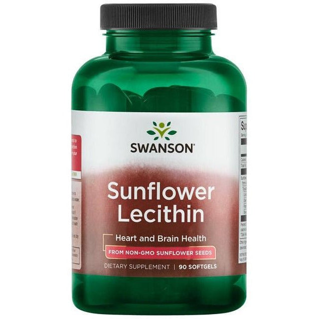 Lecytyna Słonecznikowa Swanson Sunflower Lecithin 90 softgels - Sklep Witaminki.pl