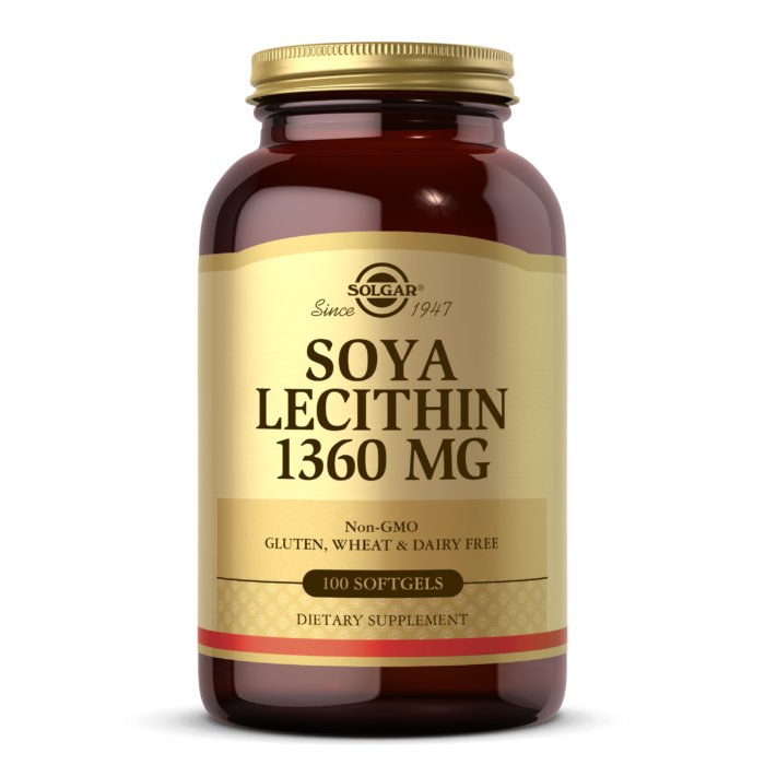 Lecytyna Sojowa Solgar Soya Lecithin 100 caps - Sklep Witaminki.pl