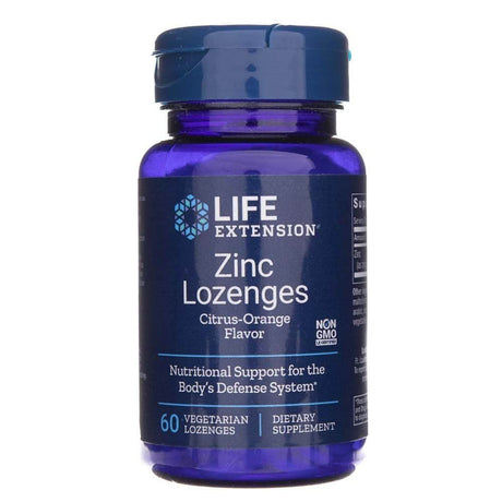 Life Extension Cynk do ssania 60 lozenges - Sklep Witaminki.pl