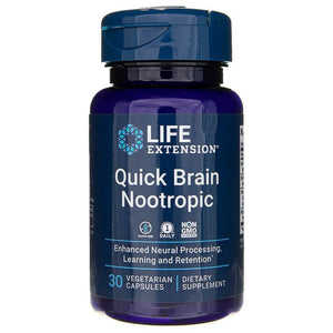 Life Extension Quick Brain Noontropic 30 caps - Sklep Witaminki.pl