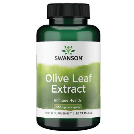Liść Oliwny Swanson Olive Leaf Extract 500 mg 60 caps - Sklep Witaminki.pl