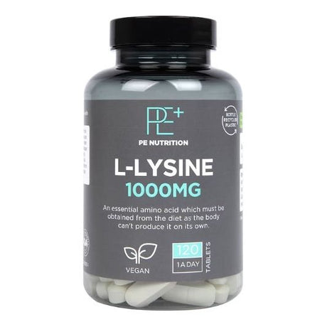 Lizyna Holland & Barrett PE Nutrition L-Lysine 1000mg 120 vegan tabs - Sklep Witaminki.pl