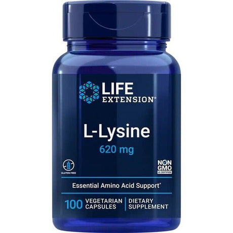 Lizyna Life Extension L-Lysine 620 mg 100 vcaps - Sklep Witaminki.pl