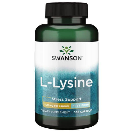 Lizyna Swanson L-Lysine 500 mg Free-Form 100 caps - Sklep Witaminki.pl