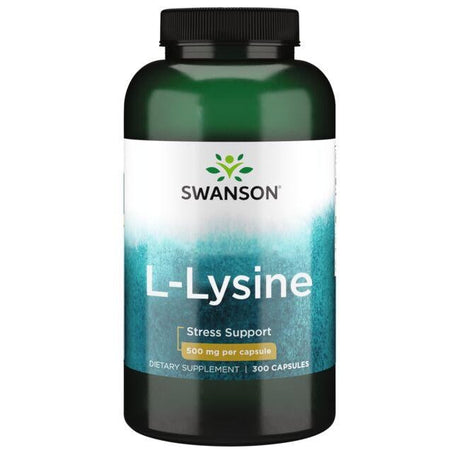 Lizyna Swanson L-Lysine 500 mg Free-Form 300 caps - Sklep Witaminki.pl