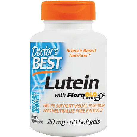Luteina Doctor's BEST Lutein with FloraGLO 20 mg 60 softgels - Sklep Witaminki.pl