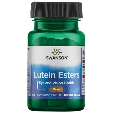 Luteina Swanson Lutein Esters 20 mg 60 softgels - Sklep Witaminki.pl