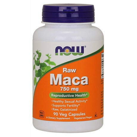 Maca NOW Foods Maca 6:1 Concentrate 750 mg RAW 90 vcaps - Sklep Witaminki.pl