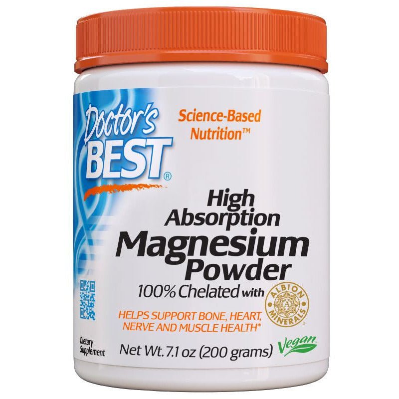 Magnez Doctor's BEST High Absorption Magnesium Powder 200 g - Sklep Witaminki.pl