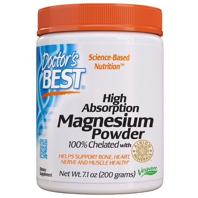 Magnez Doctor's BEST High Absorption Magnesium Powder 200 g - Sklep Witaminki.pl