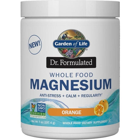 Magnez Garden of Life Dr. Formulated Whole Food Magnesium 198 g Raspberry Lemon - Sklep Witaminki.pl