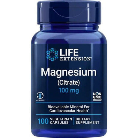 Magnez Life Extension Magnesium (Citrate) 100 mg 100 vcaps - Sklep Witaminki.pl