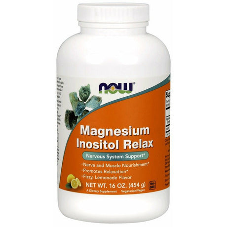 Magnez NOW Foods Magnesium Inositol Relax Powder 454 g - Sklep Witaminki.pl