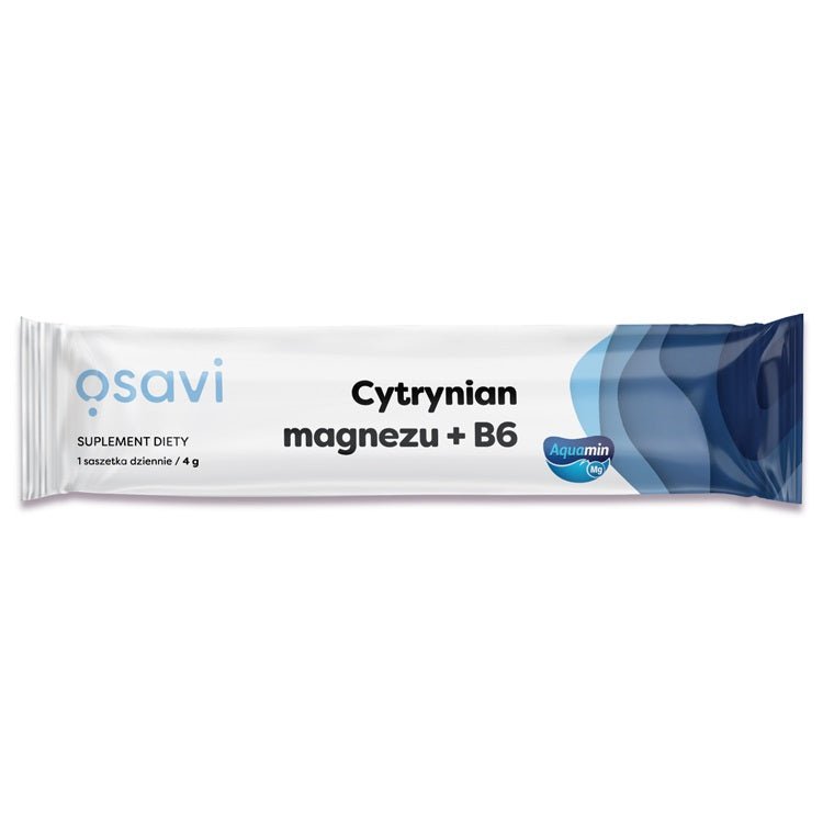 Magnez Osavi Cytrynian Magnezu + B6 4g - Sklep Witaminki.pl