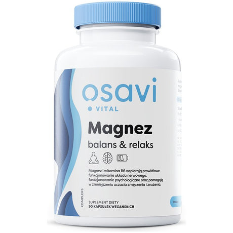 Magnez Osavi Magnez Balans & Relaks 90 vcaps - Sklep Witaminki.pl