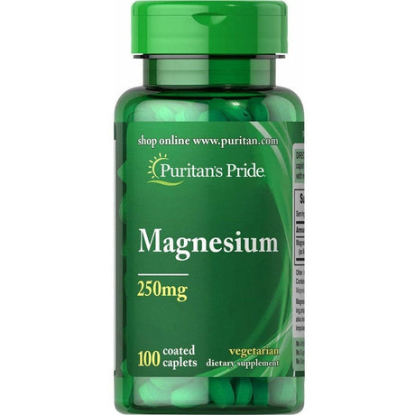 Magnez Puritan's Pride Magnesium 250 mg 100 tabs - Sklep Witaminki.pl
