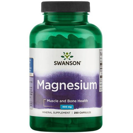 Magnez Swanson Magnesium 200 mg 250 caps - Sklep Witaminki.pl