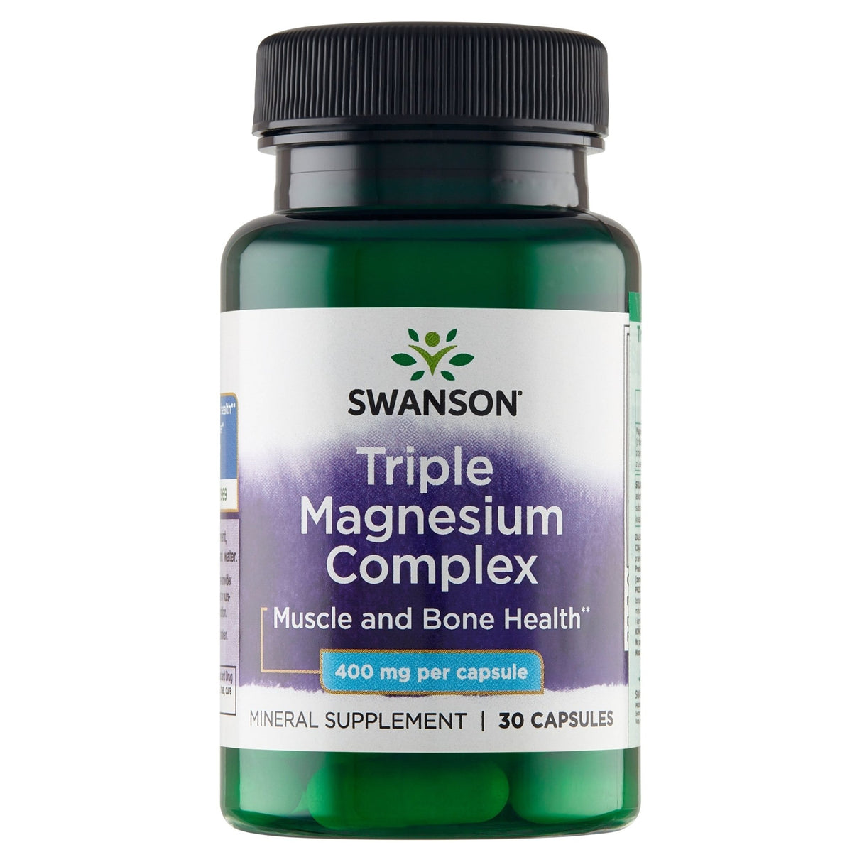 Magnez Swanson Triple Magnesium Complex 400 mg 30 caps - Sklep Witaminki.pl