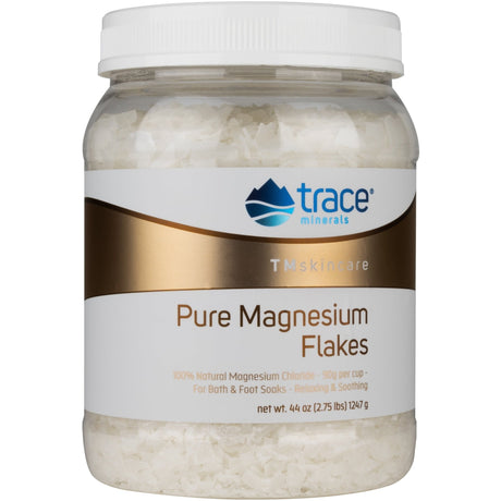 Magnez Trace Minerals Pure Magnesium Flakes 1247 g - Sklep Witaminki.pl