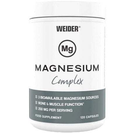 Magnez Weider Magnesium Complex 120 caps - Sklep Witaminki.pl