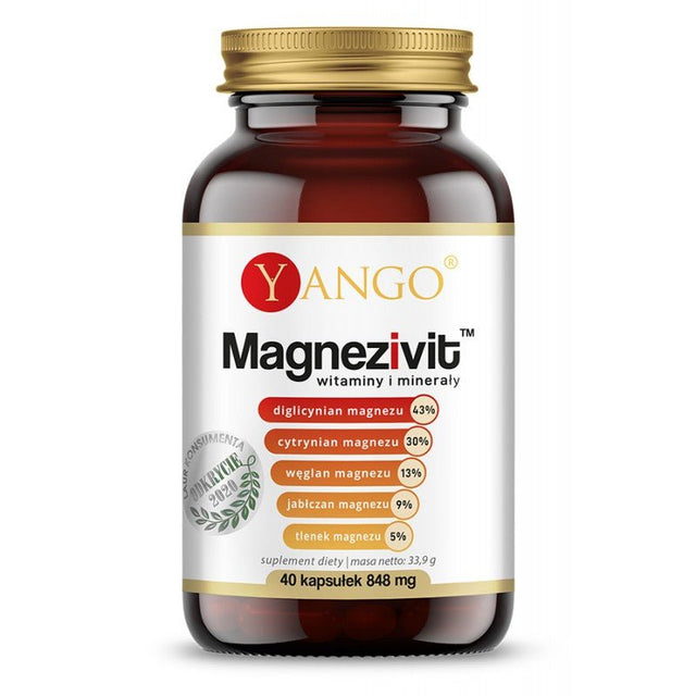 Magnez Yango Magnezivit 40 caps - Sklep Witaminki.pl