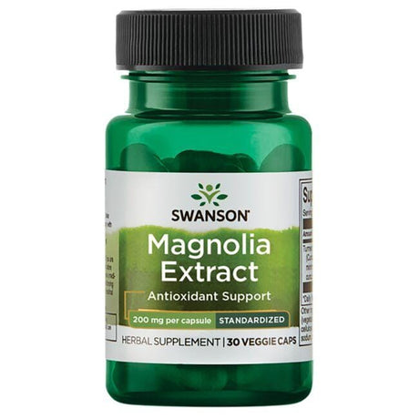 Magnolia Swanson Magnolia Extract 200 mg 30 vcaps - Sklep Witaminki.pl