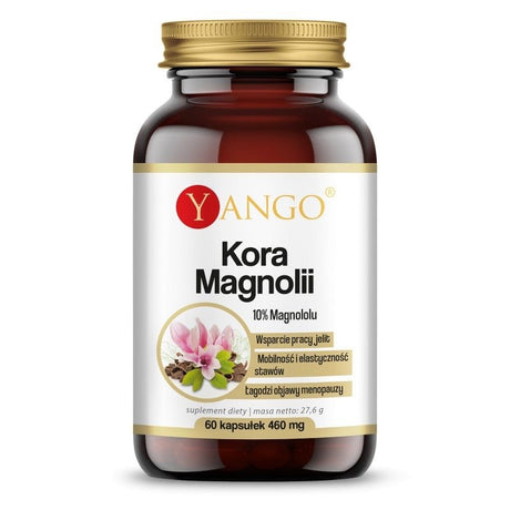 Magnolia Yango Kora Magnolii 10% Magnololu 60 caps - Sklep Witaminki.pl