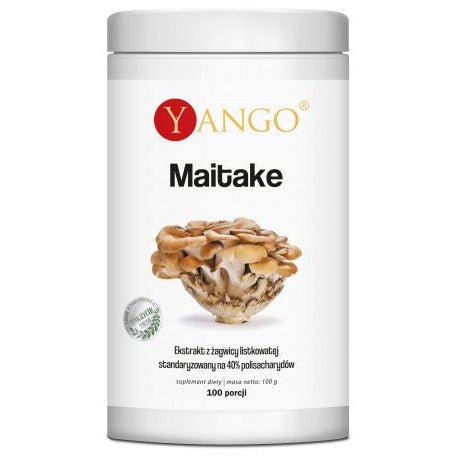 Maitake Yango Maitake ekstrakt 40% polisacharydów 100 g - Sklep Witaminki.pl