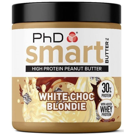 Masło orzechowe PhD Smart Nut Butters White Choc Blondie 250 g - Sklep Witaminki.pl