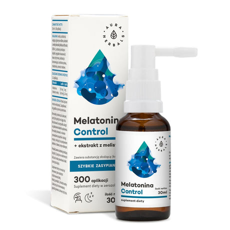 Melatonina Aura Herbals Melatonina Control + Melisa aerozol 30 ml - Sklep Witaminki.pl