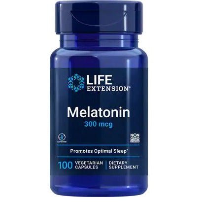 Melatonina Life Extension Melatonin 300mcg 100 vcaps - Sklep Witaminki.pl