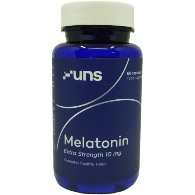 Melatonina UNS Supplements Melatonin Extra Strength 10 mg 60 caps - Sklep Witaminki.pl