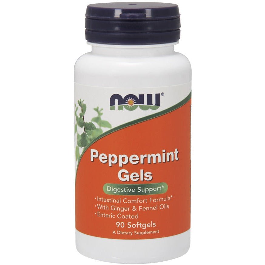 Mięta pieprzowa NOW Foods Peppermint Gels 90 softgels - Sklep Witaminki.pl