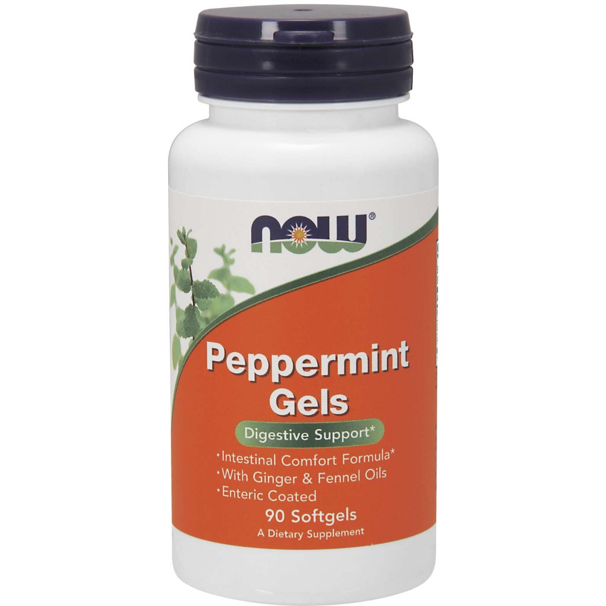 Mięta pieprzowa NOW Foods Peppermint Gels 90 softgels - Sklep Witaminki.pl