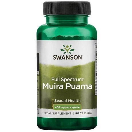 Muira Puama Swanson Full Spectrum Muira Puama 400 mg 90 caps - Sklep Witaminki.pl